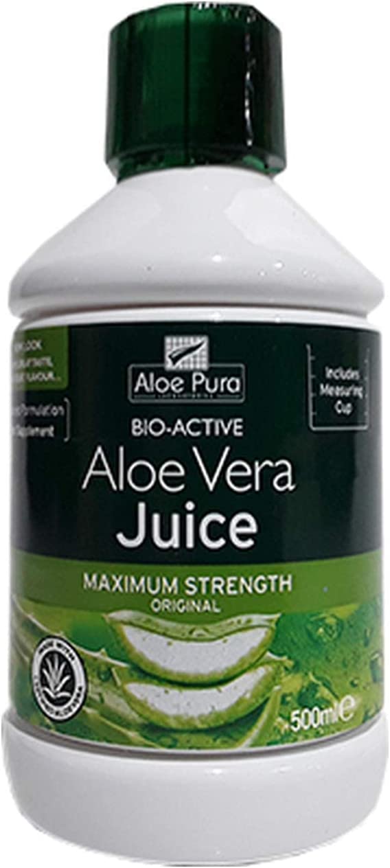 Aloe Pura Aloe Vera Juice Max Strength 500ml RRP 7.89 CLEARANCE XL 4.99