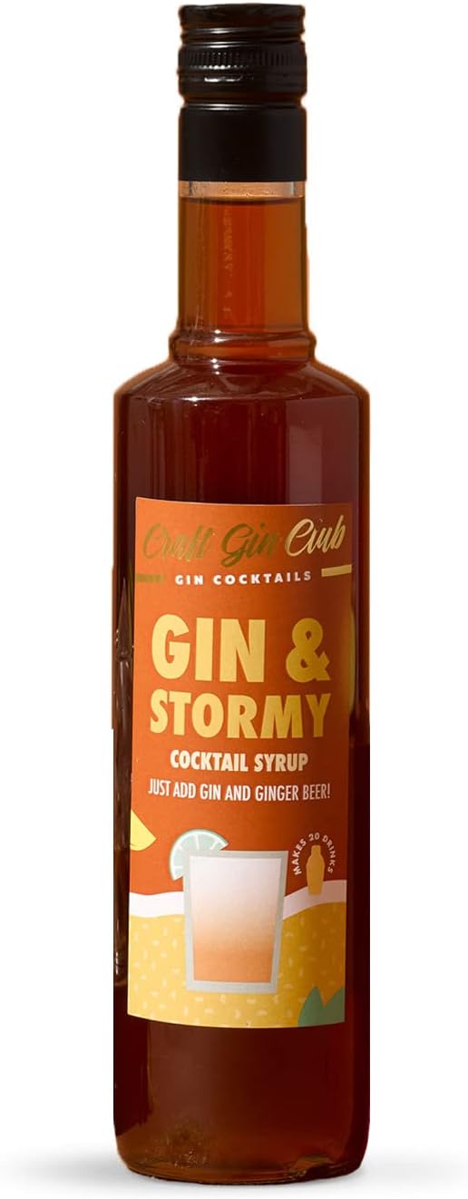 Craft Gin Club Gin & Stormy Cocktail Syrup 500ml RRP 12.95 CLEARANCE XL 2.99 or 2 for 5