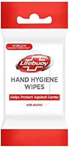 CASE PRICE 6x Lifebuoy Hand Hygiene Wipes - 10 Wipes RRP 6.40 CLEARANCE XL 89p or 2 for 1.50