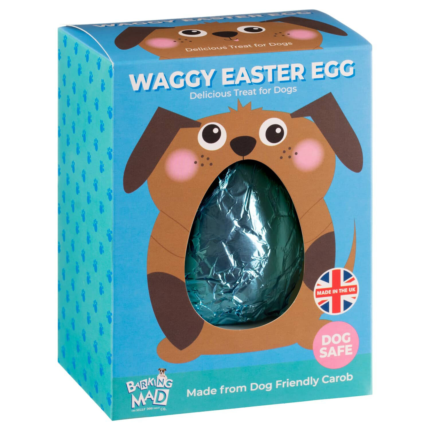 Barking Mad Dog Waggy Easter Egg 60g RRP 2.50 CLEARANCE XL 99p