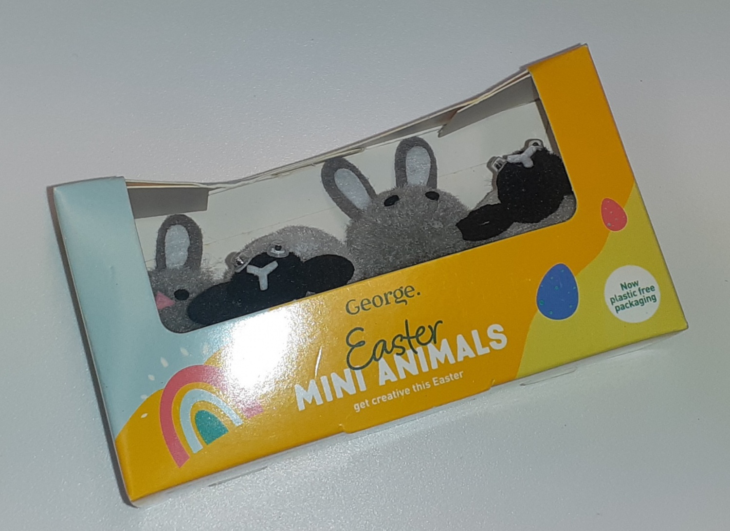 George Easter 4 Mini Animals Decorations (2 Pigs & 2 Cows) RRP 1 CLEARANCE XL 39p or 3 for 99p