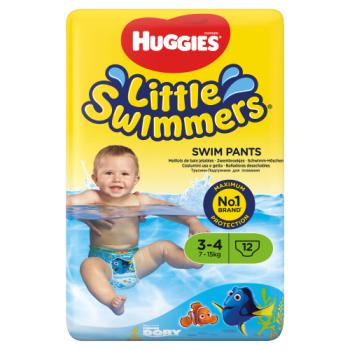 Huggies Diapers Little Swimmers 3-4 7-15kg 12 Swim Pants RRP 5.25 CLEARANCE XL 2.99