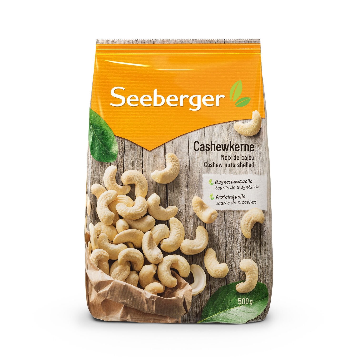 Seeberger Cashew Nuts Shelled 500g RRP 9.99 CLEARANCE XL 3.99