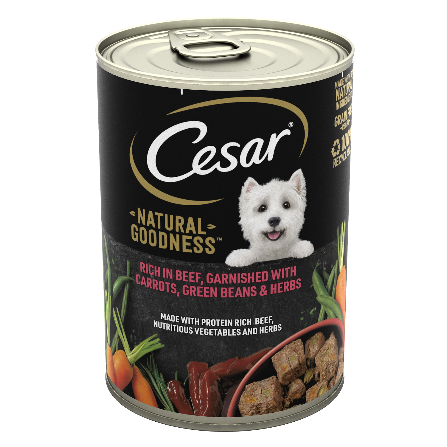 Cesar Can Natural Goodness Beef In Loaf 400g RRP 2.29 CLEARANCE XL 99p