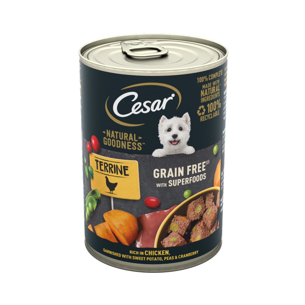 Cesar Can Natural Goodness Chicken In Loaf 400g RRP 2.29 CLEARANCE XL 99p