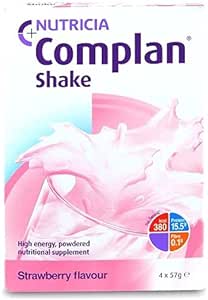 Complan Strawberry Flavoured Shake 4 x 57g Sachets RRP 3.79 CLEARANCE XL 1.99