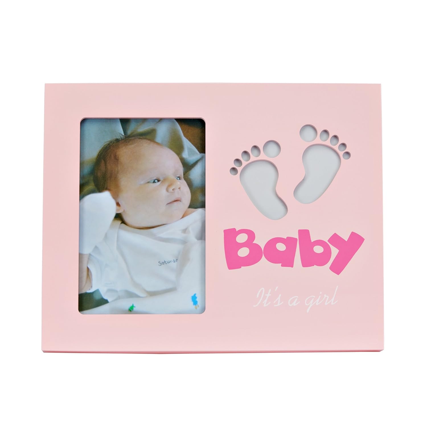 Babuqee LED Baby Photo Frame Its A Girl RRP 12.99 CLEARANCE XL 9.99