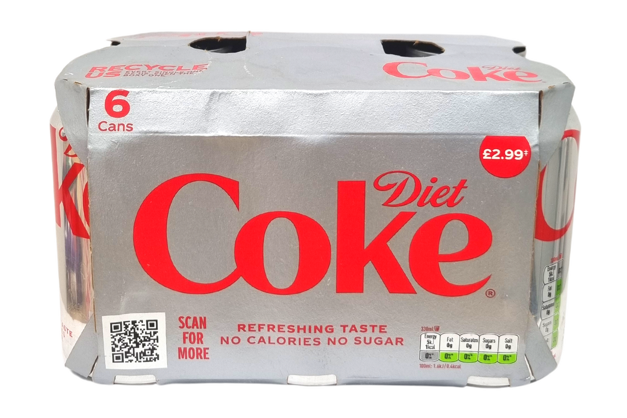 Diet Coke 6x 330ml RRP 2.99 CLEARANCE XL 1.99