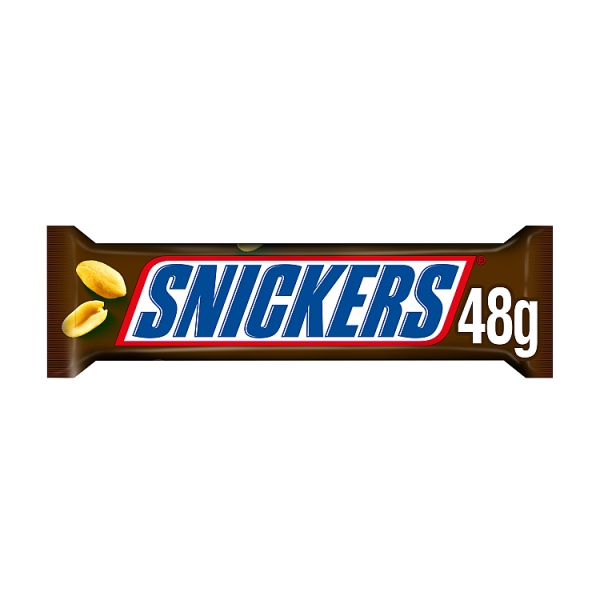 Snickers Chocolate Bar 48g RRP 90p CLEARANCE XL 39p or 3 for 99p