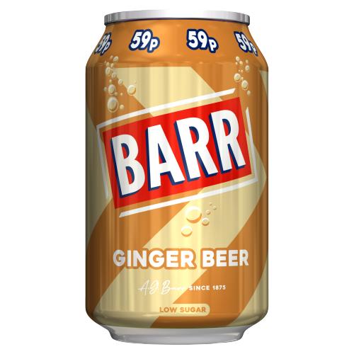 Barr Ginger Beer 330ml Can RRP 59p CLEARANCE XL 39p or 3 for 99p