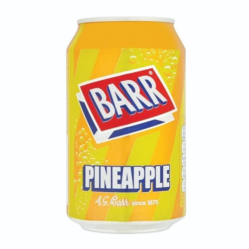 Barr Pineapple 330ml Can RRP 59p CLEARANCE XL 39p or 3 for 99p