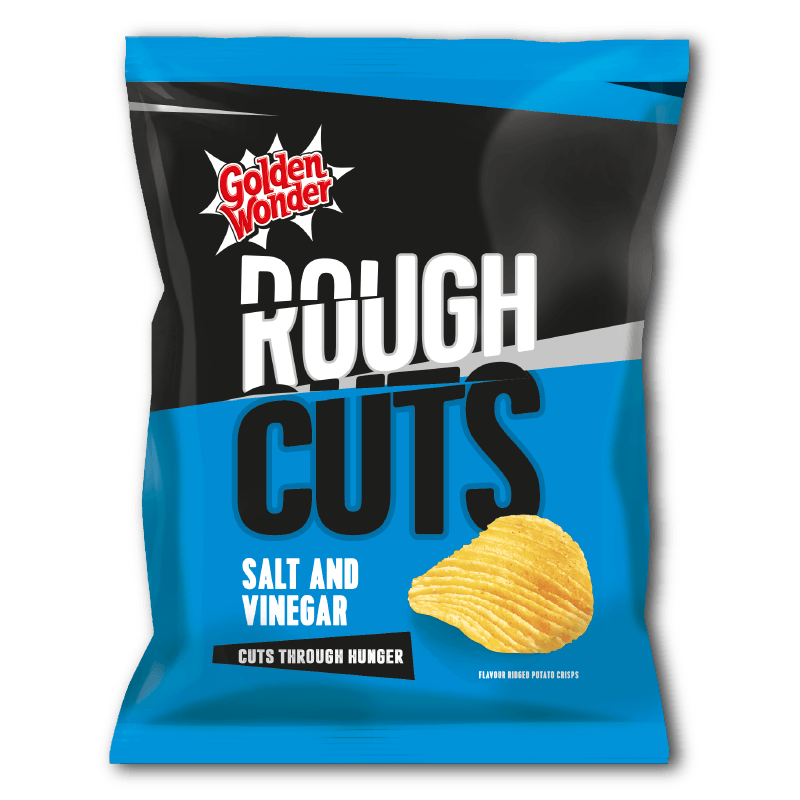 Golden Wonder Rough Cuts Salt & Vinegar 47.5g RRP 65p CLEARANCE XL 39p or 3 for 99p