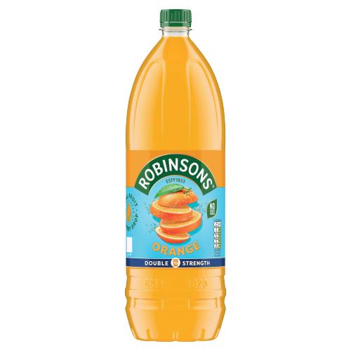 Robinsons Double Strength Orange No Added Sugar Fruit Squash 1.75 Litres RRP 3.50 CLEARANCE XL 1.99