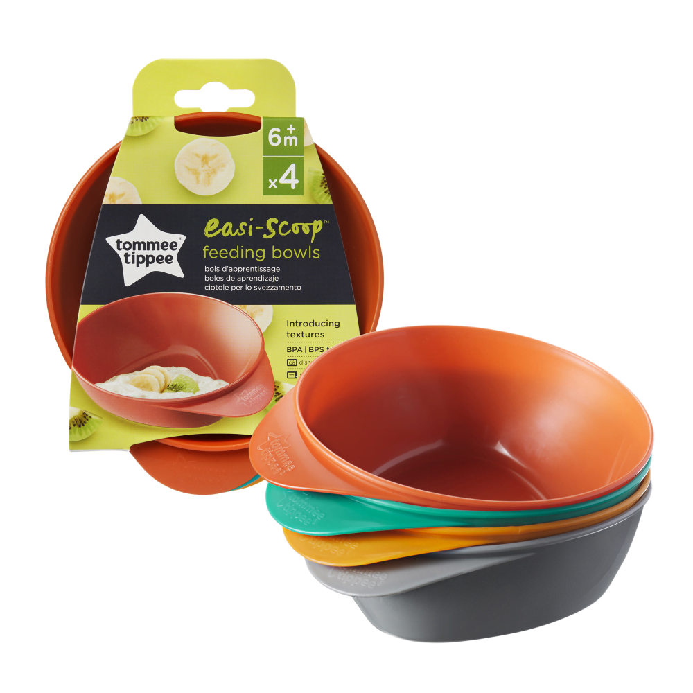 Tommee Tippee Explora Easy Scoop Feeding Bowls 4 Pack 6M+ RRP  CLEARANCE XL 