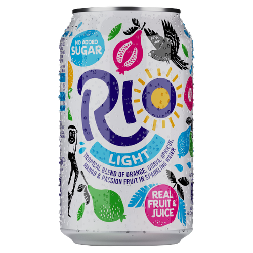 Rio Light Tropical 330ml RRP 79p CLEARANCE XL 39p or 3 for 99p