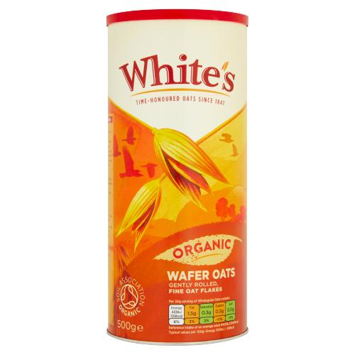 White's Organic Wafer Oats Caddy 500g RRP 3.20 CLEARANCE XL 1.50