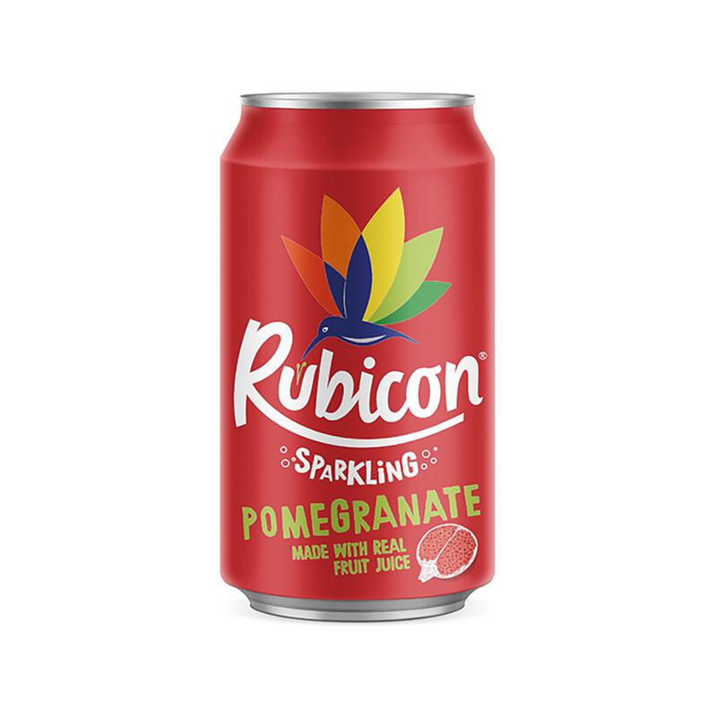 Rubicon Sparkling Fruit Juice Pomegranate 330ml RRP 79p CLEARANCE XL 39p or 3 for 99p