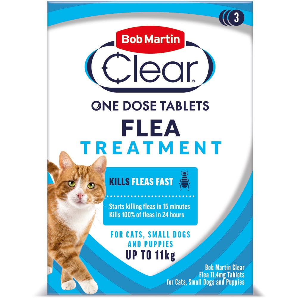 Bob Martin 3 Pack Dog/Cat Flea Care Tablets RRP 7 CLEARANCE XL 3.99