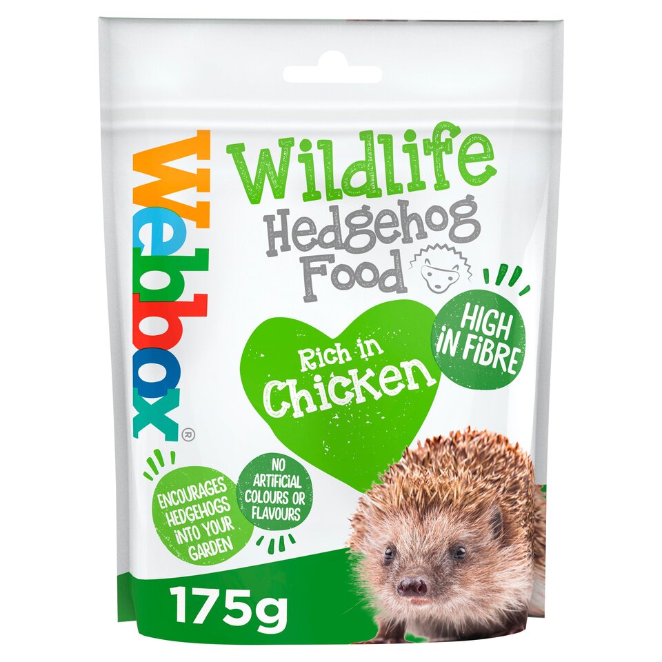 Webbox Wildlife Hedgehog Food 175g RRP 1.30 CLEARANCE XL 89p or 2 for 1.50