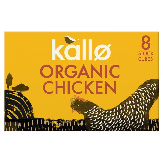 Kallo Organic Chicken Stock Cubes 8x 11g RRP 1.90 CLEARANCE XL 89p or 2 for 1.50