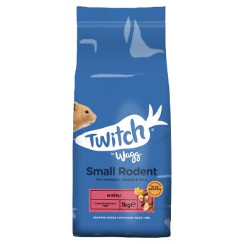 Wagg Twitch Small Rodent Muesli 1kg RRP 3.49 CLEARANCE XL 1.50