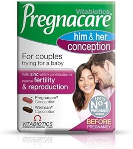 Vitabiotics Pregnacare Him & Her Conception 60 Tablets RRP 20.75 CLEARANCE XL 8.99