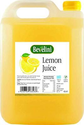 Bevelini Lemon Juice 4 Litres RRP 12.75 CLEARANCE XL 6.99