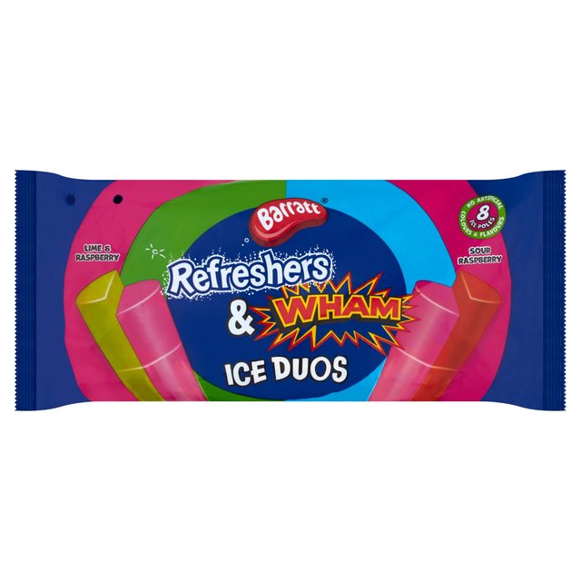 Barratt Refreshers & Wham Ice Duos 8 x 80ml RRP 2.99 CLEARANCE XL 99p