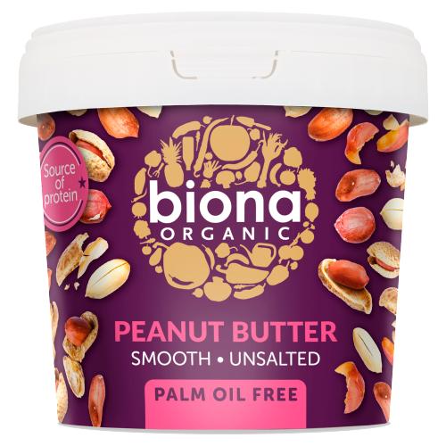 Biona Organic Peanut Butter Smooth 1kg RRP 13.20 CLEARANCE XL 3.99