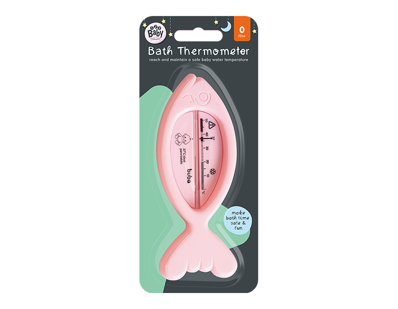 123 Baby Essentials Pink Fish Shaped Bath Thermometer RRP 1 CLEARANCE XL 79p