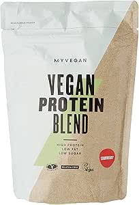 Myvegan Strawberry Vegan Protein Blend 500g RRP 18 CLEARANCE XL 4.99