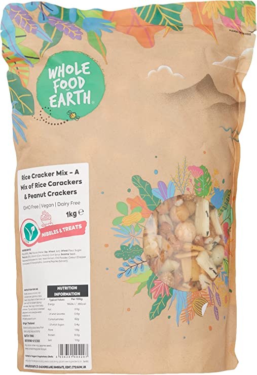 Wholefood Earth Rice Cracker Mix 1kg RRP 12.98 CLEARANCE XL 4.99