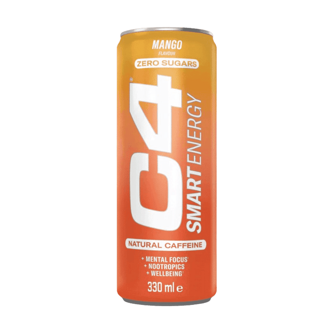 Cellucor C4 Mango Flavour Smart Zero Sugar Energy Drink 330ml RRP 1.59 CLEARANCE XL 59p or 2 for 1