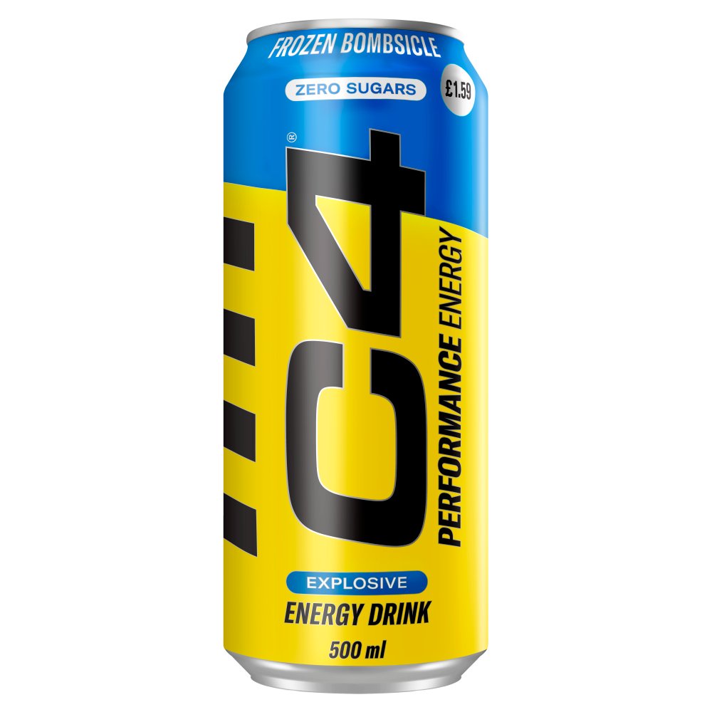 C4 Performance Energy Frozen Bombsicle Energy Drink 500ml RRP 1.59 CLEARANCE XL 89p or 2 for 1.50