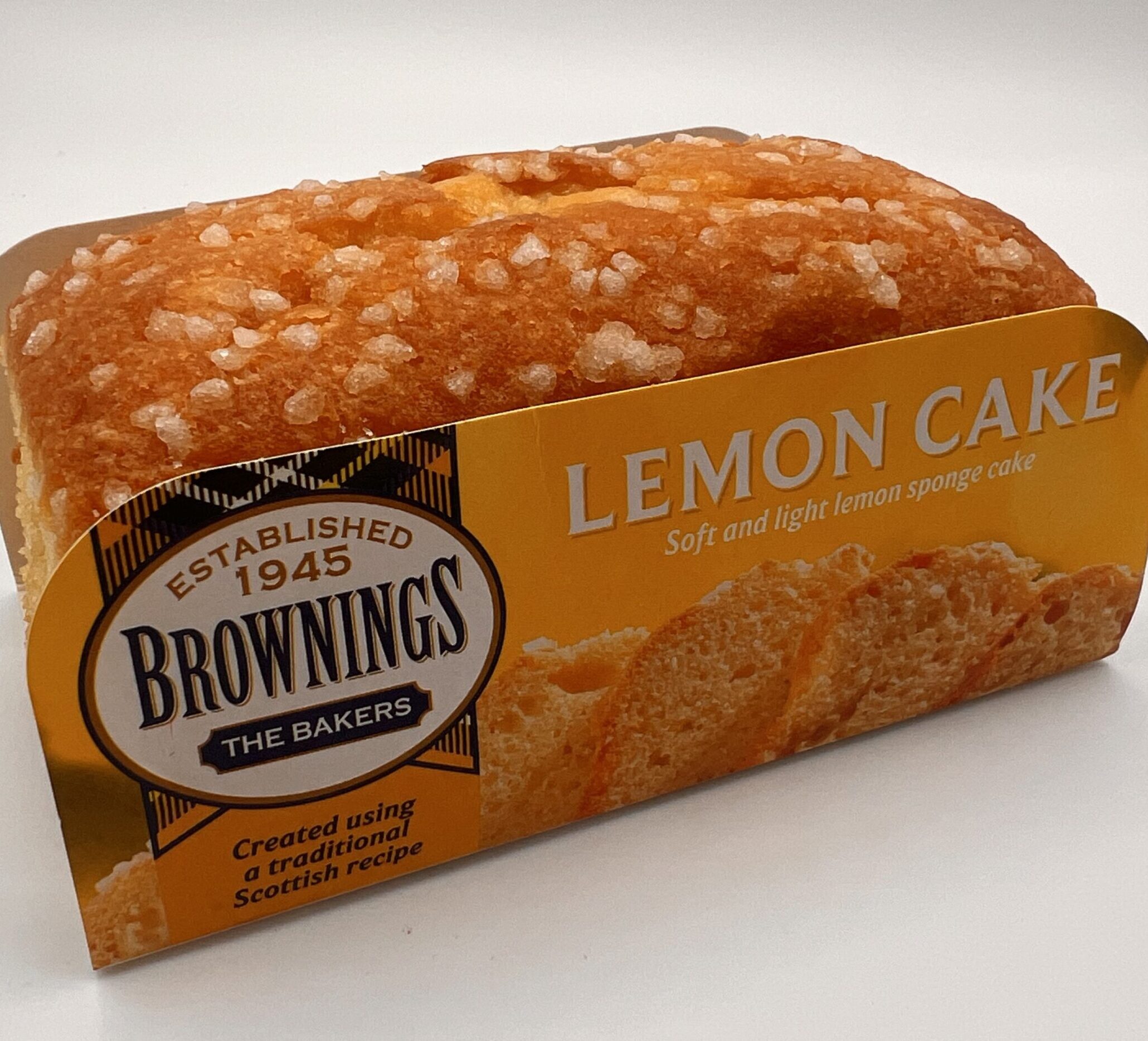 Brownings Delicisiously Light Lemon Cake RRP 2.50 CLEARANCE XL 89p or 2 for 1.50