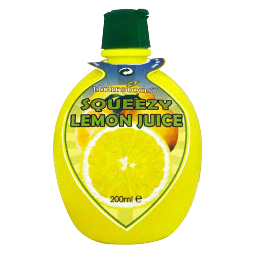 Thurstons Squeezy Lemon Juice 200ml RRP 59p CLEARANCE XL 39p or 3 for 99p