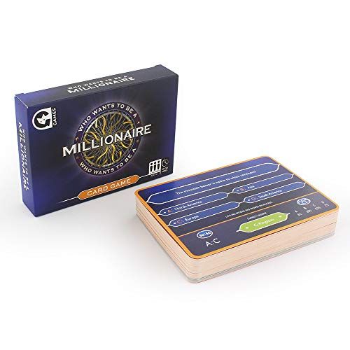 Gingerfox Games Who Wants To Be A Millionaire Classic TV Quiz Card Game RRP 8.99 CLEARANCE XL 4.99