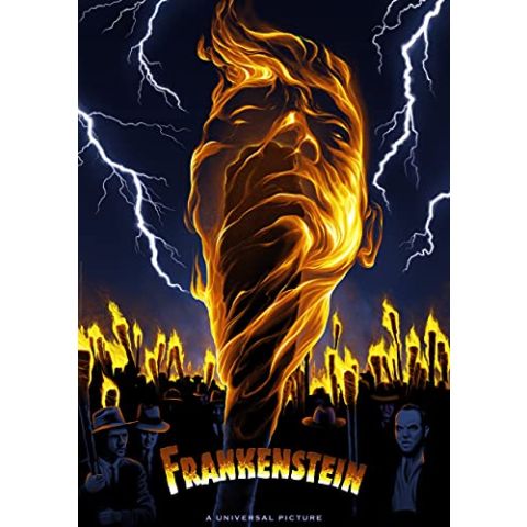 Frankenstein Limited Edition Print RRP 17.62 CLEARANCE XL 9.99