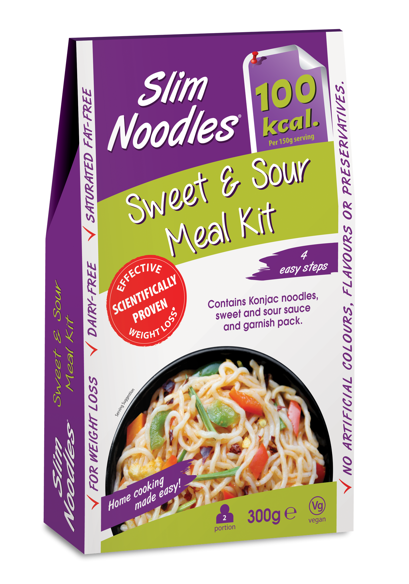 Slim Noodles Sweet & Sour Meal Kit 300g RRP 5.99 CLEARANCE XL 59p or 2 for 1