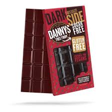 Danny's Dark Side Sugar Free Chocolate Bar 80g RRP 4 CLEARANCE XL 89p or 2 for 1.50