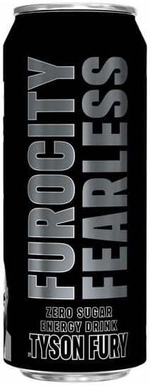 Tyson Fury Furocity Fearless Zero Sugar Energy Drink 500ml RRP 1.49 CLEARANCE XL 99p