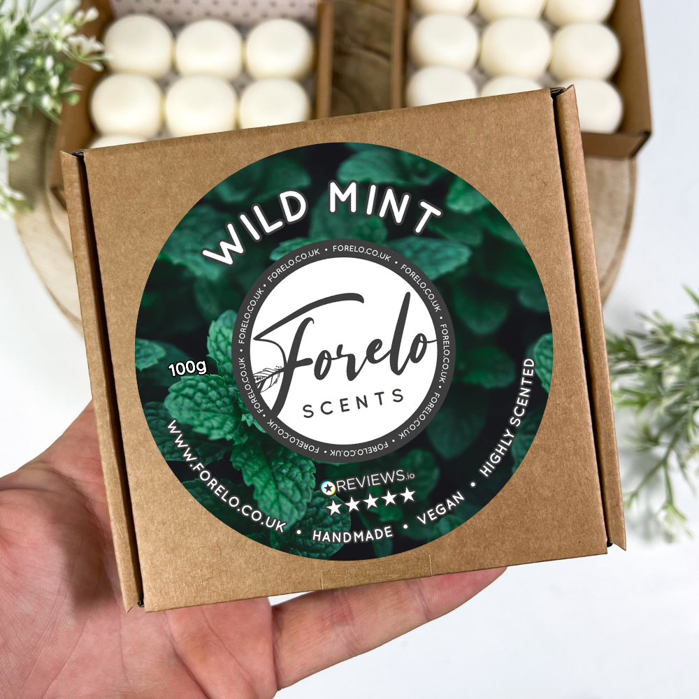 Forelo Scents Wild Mint Soy Wax RRP 4.95 CLEARANCE XL 1.99