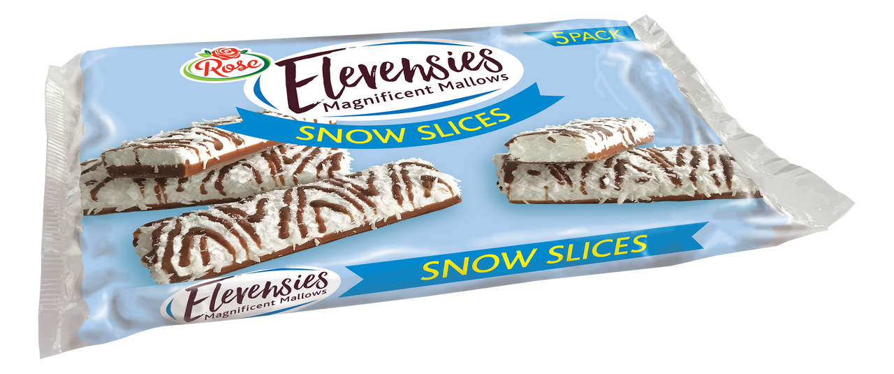 Rose Elevensies Magnificient Mallows Snow Slices 5 Pack RRP 1.19 CLEARANCE XL 59p or 2 for 1