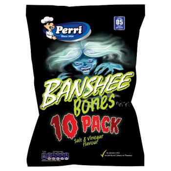 Perri Salt & Vinegar Flavour Banshee Bones 10 x 17g RRP 2.99 CLEARANCE XL 99p