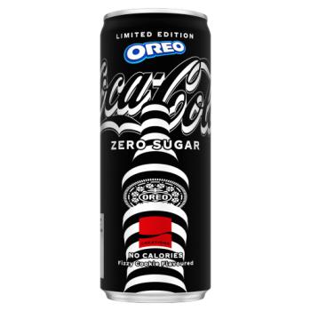 Coca-Cola Zero Sugar Oreo Limited Edition 250ml RRP 95p CLEARANCE XL 59p or 2 for 1