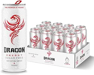 CASE PRICE 12x Dragon Energy Sugar Free Energy Drink 500ml RRP 10.79 CLEARANCE XL 5.99