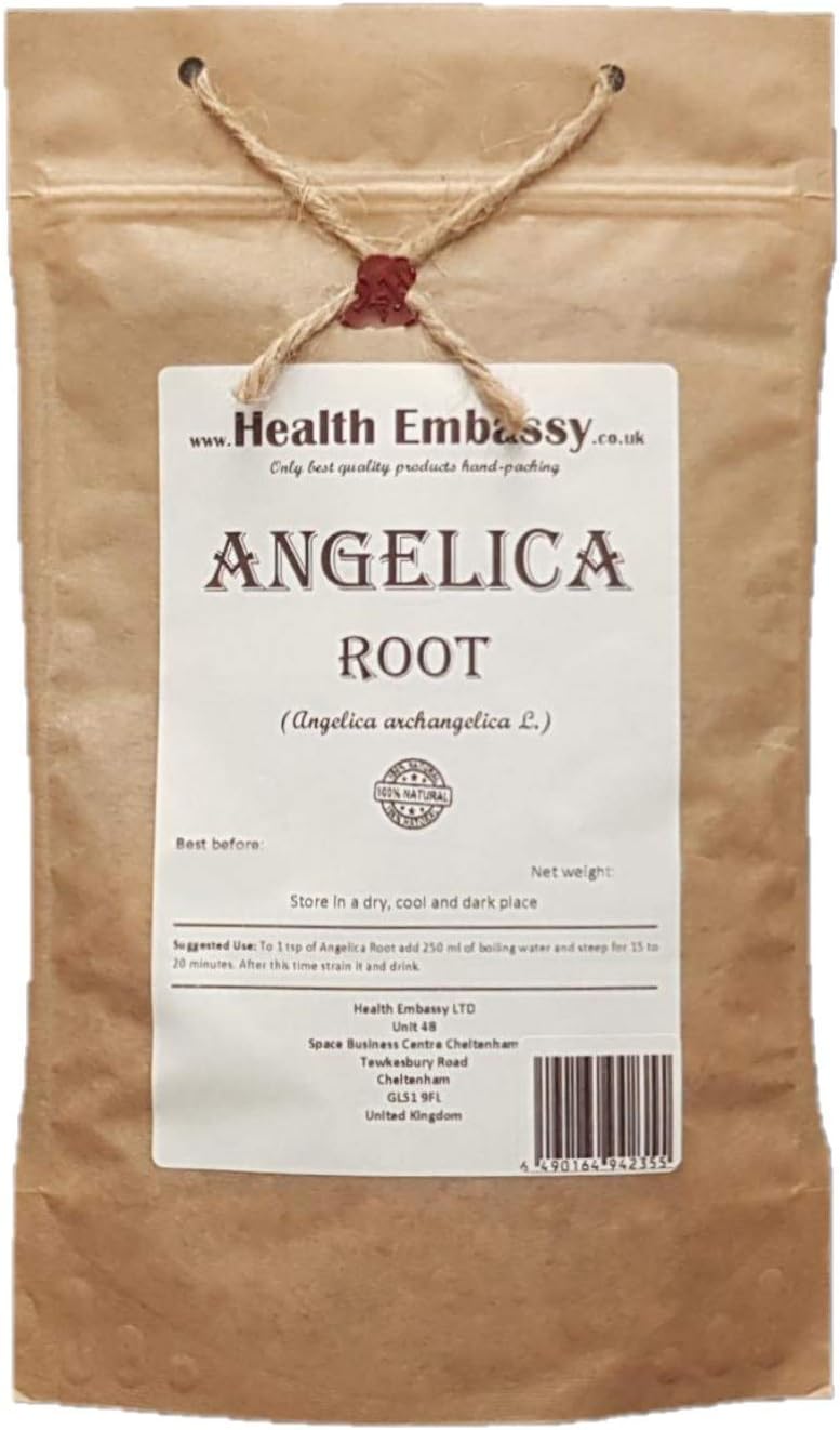 Health Embassy Angelica Root (Angelica archangelica L) 100g RRP 13.99 CLEARANCE XL 7.99