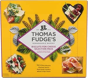 Thomas Fudge's Biscuits For Cheese Selection Pack 300g RRP 4.99 CLEARANCE XL 99p or 2 for 1.50