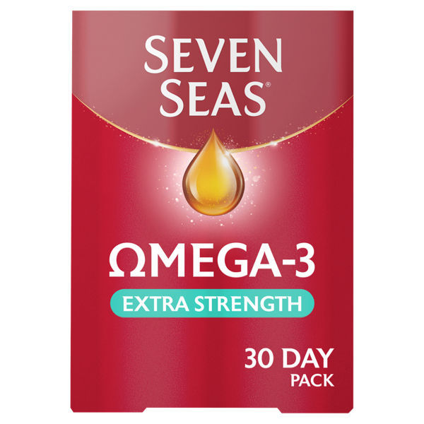 Seven Seas Omega-3 Extra Strength Capsules 30s RRP 13 CLEARANCE XL 6.99