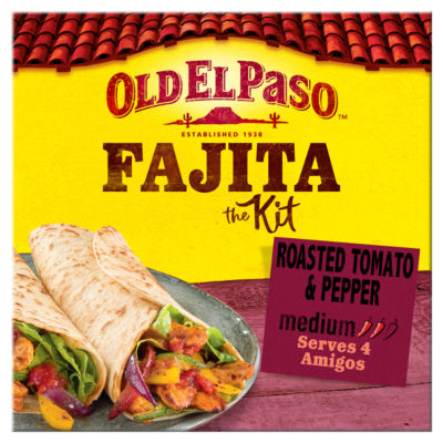 Old El Paso Mexican Roasted Tomato & Pepper Fajita Kit RRP 3.80 CLEARANCE XL 1.99